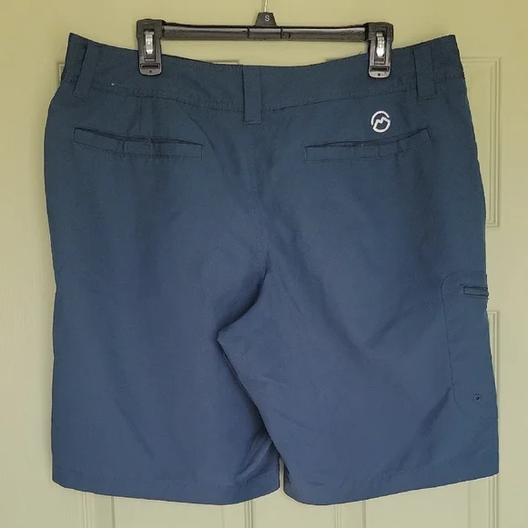 Magellan Outdoors Men's Shorts in Blue - Picture 3 of 5